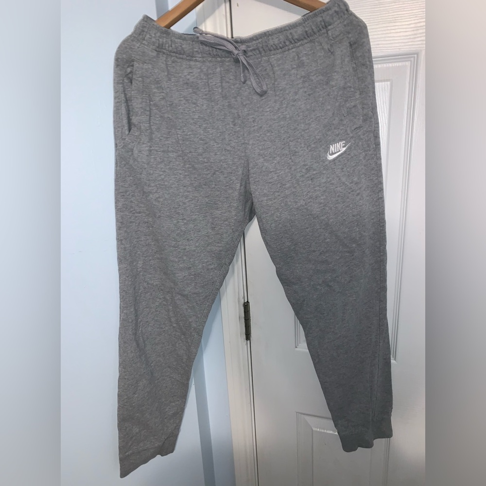 Grey Nike joggers
